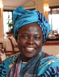 On April 26, 2002,  Wangari Maathai spoke at CC  on Transforming Lives, Transforming Culture, The Green Belt Movement.