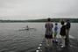 Alumni and their families try rowing on the Thames.<em><span style=font-size:9pt;>&nbsp;Credit: A. Vincent Scarano</span></em>