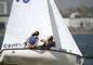 The nationally ranked coed and women's sailing teams train on the Thames River.