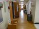 A hallway before demolition.