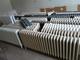 Radiators wait to be scrapped.