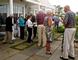 Alumni and friends gather at the home of home of Trustee Pamela Zilly ’75 and John Schaefer.