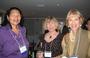 Los Angeles "Meet the Faculty" guests included Anita DeFrantz '74, left, and Serena Barnum Eastland '69.