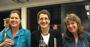 Susan Maunders '76, Abigail Van Slyck and Andy Chamberlin '77 at a "Meet the Faculty" talk in San Francisco, part of a West Coast series, in September. 