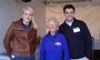 Rower Liz Stone '49, center, poses with Erin Sullivan '07 and Chris Reilly '07 at the Head of the Charles in October. Stone, 83, was the oldest competitor to race this year.