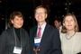 Yvonne Bokhour '77, Douglas Reinfield-Miller '75, emeritus trustee, and Jean Reinfield-Miller '75 in New York City.