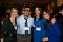 Martha C. Merrill '84, Connecticut College's dean of admission and financial aid and guests in New York City.