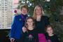 Michelle Rieff Grant '64 with her daughter Jennifer Miocevich and grandchildren Karina and Annika Miocevich before  "The Nutcracker."