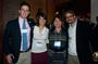 Kevin Ramos-Glew '97, Victoria Ramos-Glew, Liza Talusan '97, member of the alumni association board of directors, and Jorge Vega III '97 in Boston.