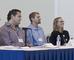 The six annual "Seminar on Success," for juniors and seniors to begin planning their professional lives, was held on campus in January. Panelists (from left to right) included David M. Brown '02, Alex C. Feinstein '07 and Elizabeth Kennedy '04.