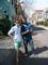 Will Pisano '15 and Rasheed Mitchell '13 are pictured here walking through a residential area in Charleston. <em><span style=font-size:9pt;>&nbsp;Credit: Photo by Marline Johnson '13</span></em>
