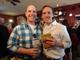 Erik Brockmeyer '97 and Scott Sottile enjoy the reception following an afternoon performance of "Nice Work If You Can Get It."