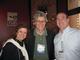 Lisa Owen P'12, Theodore S. Chapin '72 P'07 and Steve Owen '80 P'12 enjoy a private cocktail reception after the Broadway musical comedy "Nice Work If You Can Get It."
