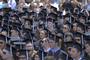 Graduates at Connecticut College's 94th Commencement, May 20, 2012.<em><span style=font-size:9pt;>&nbsp;Credit: Jon Crispin</span></em>