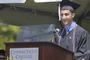 Brenner Green '12 is the senior class speaker for the College's 94th Commencement.<em><span style=font-size:9pt;>&nbsp;Credit: Jon Crispin</span></em>