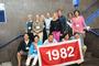 Members of the Class of 1982 gather for their class photo at their 30th Reunion.