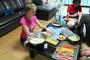 Molly Resnick '14 makes kimbap for dinner in South Korea.