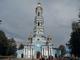 Jyoti Arvey '14 and her group in front of a Russian Orthodox church they visited on an excursion. She went back later on to attend a service.