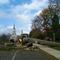 It didn't take long for the physical plant staff to 
clear the tree blocking the road from Harkness Chapel to Horizon House. <em><span style=font-size:9pt;>&nbsp;Credit: Elizabeth Friedman '80</span></em>