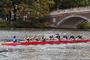 The Connecticut College Alumni team rowed in the Alumni 8s race with members of the Classes of 2002 through 2012. From left: coxswain Lindsey Silken '04, stroke Heidi Walls '06, Annie Wagoner '02, Rebecca Fagan '03, Lucy Frye '12, Jennifer Cochrane '12, Justine Rooney '12, Jessica LeClair '08 and Lauren Schulz '06.