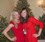 Connecticut College alumnae Sarah Robertson ’11 and Laura Robertson ’08 enjoy the holiday party in New York City. 