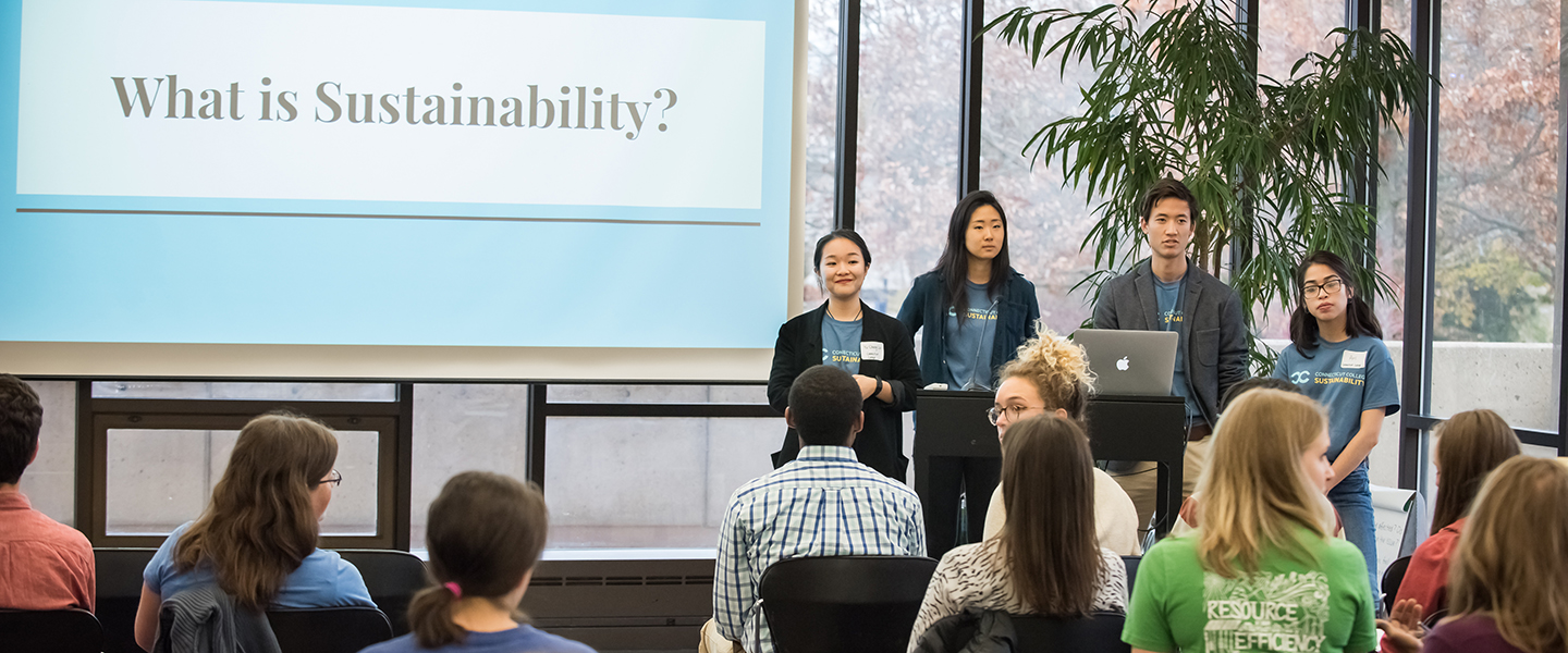 Students at the Student Sustainability Leadership Conference