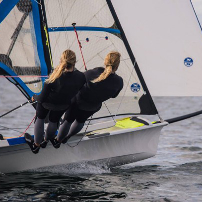 Ragna Agerup '20 and her twin sister Maia will compete in the 49erFX class sailing event at the 2016 Summer Olympics.