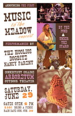 Music in the Meadow  concert poster
