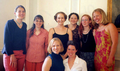 Members of the Goodwin-Niering Center for the Environment Class of 2002.
