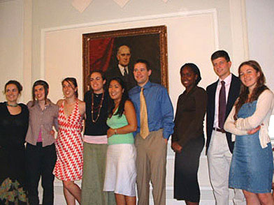 Members of the Goodwin-Niering Center for the Environment Class of 2006.