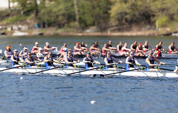 Women's Rowing at a race.