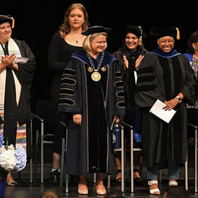 Andrea Chapdelaine at Convocation 2025