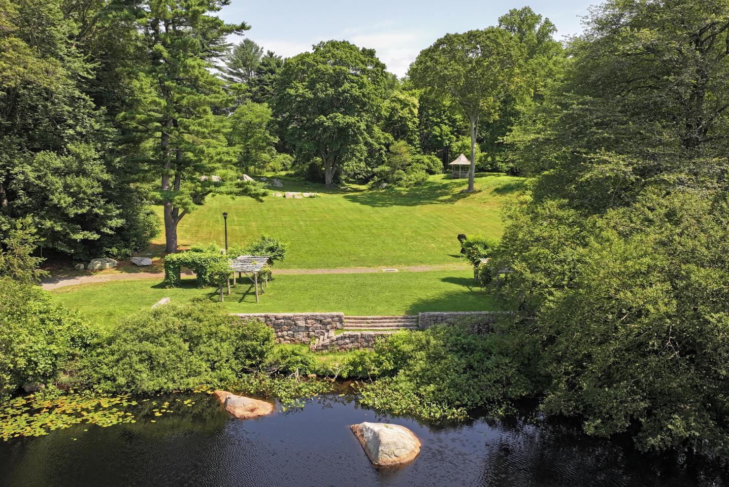 Aerial of Arboretum Outdoor Theater