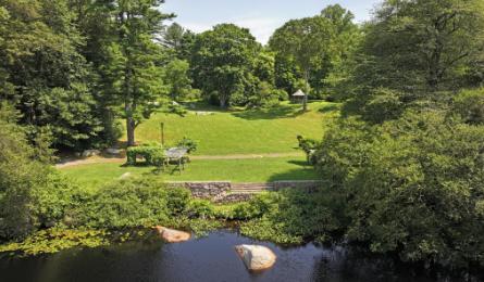 Aerial of Arboretum Outdoor Theater