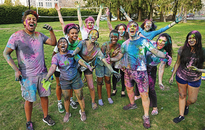 Holi celebration