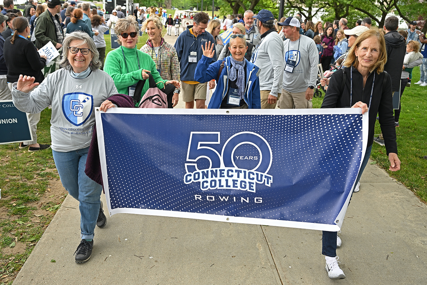 50 Years of Rowing Celebrated at Reunion 2023 in the Class Parade