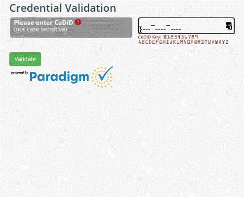 Digital Diploma Validation Demo