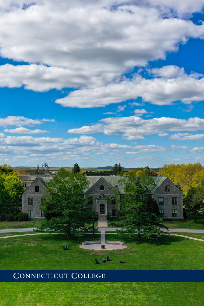 August Digital Calendar showing an aerial of the green.