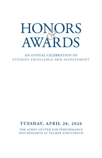 Honors And Awards Cover