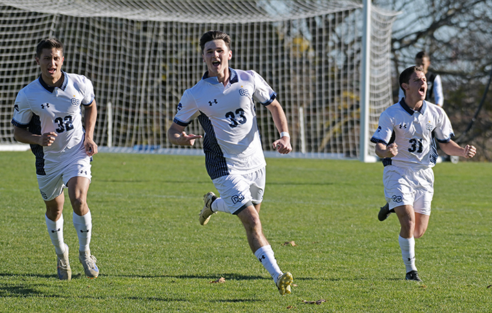Men's Soccer in a game vs Franklin & Marshall