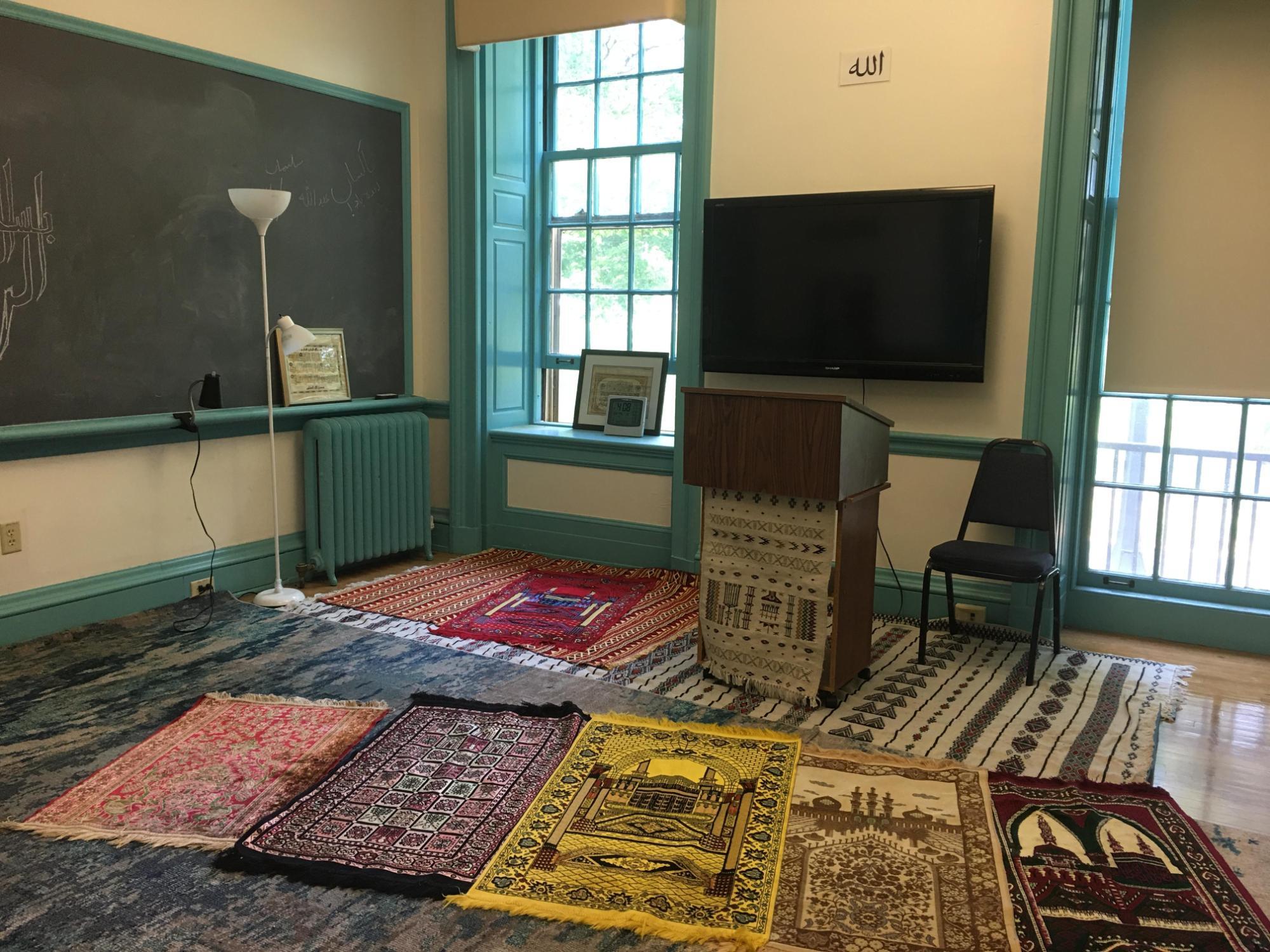 A photo of the Muslim Prayer Room in Knowlton.