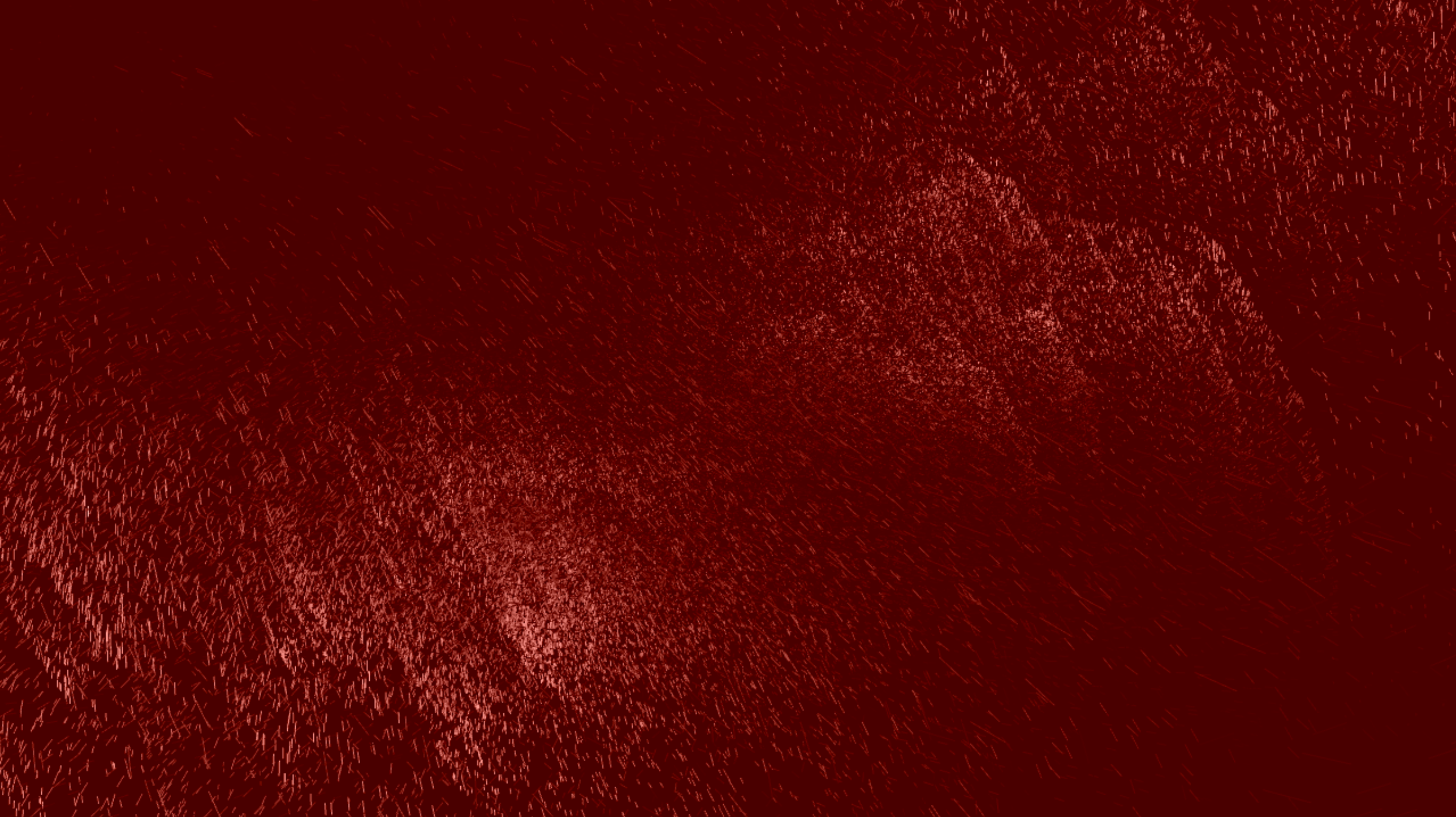 Streaks of light on a red background.