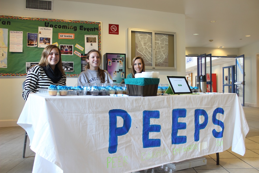 PEeps are an organization on campus that promote student health