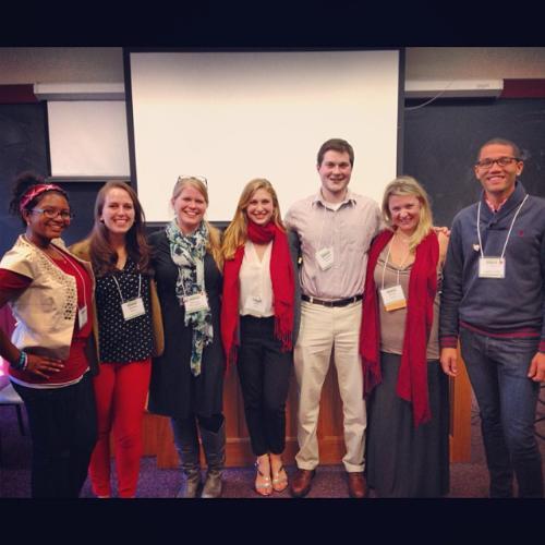 Conn College group at conference