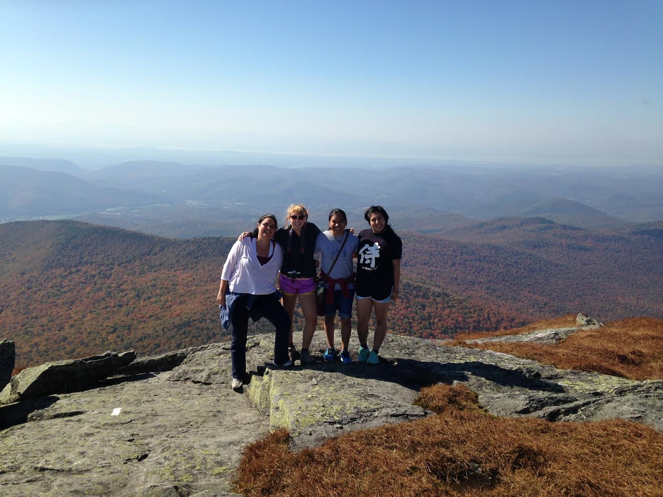 Students at Camel's Hump