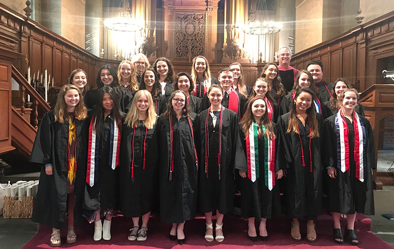 CISLA Class of 2018 Graduation in Harkness Chapel