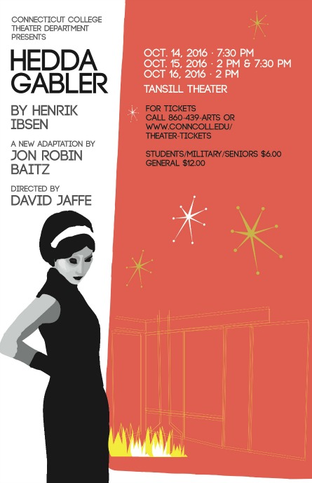 Hedda Gabler, by Henrik Ibsen