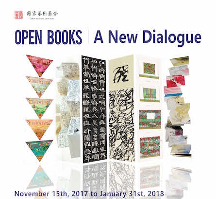 Open Books: A New Dialogue exhibition poster image