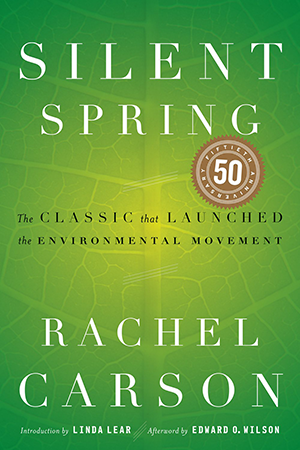 jacket of Silent Spring by Rachel Carson, with introduction by Linda Lear 