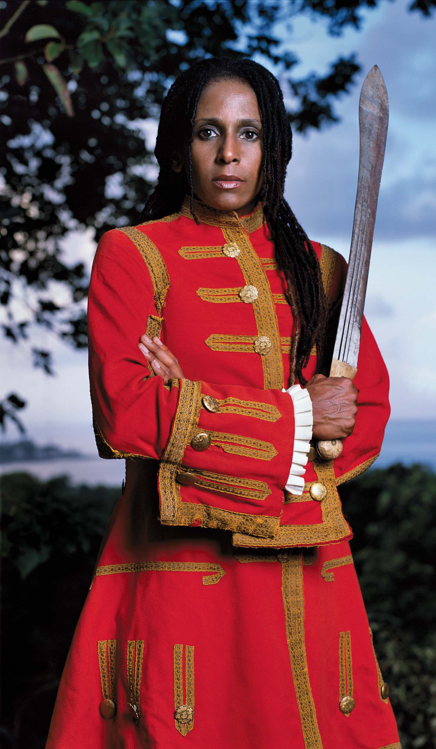 Red Coat by Renee Cox, 2004, Color digital inkjet print on water color paper AP1, 76 x 44